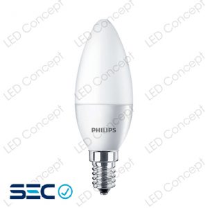 AMPOLLETA PHILIPS LED E14 TIPO VELA B35
