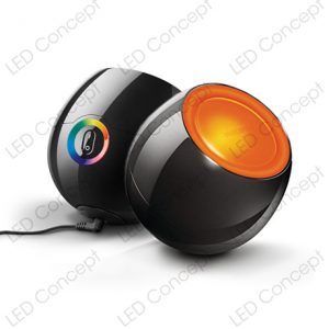 LUMINARIA DE MESA LIC COLOR LED RGB - NEGRA